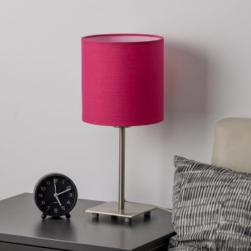 Brilagi - Lámpara de mesa LED NUBILA 1xE27/60W/230V rosa