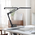 Brilagi - Lámpara de mesa LED regulable flexible VARIO LED/15W/230V 3000-6000K negro