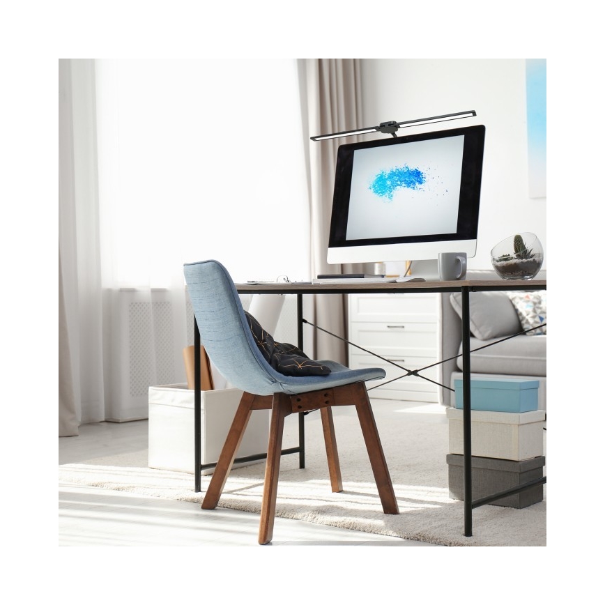 Brilagi - Lámpara de mesa LED regulable USB VARIO LED/14W/5V 3000-6000K negra