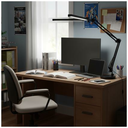 Brilagi - Lámpara de mesa LED regulable VARIO LED/15W/230V 3000-6000K negra
