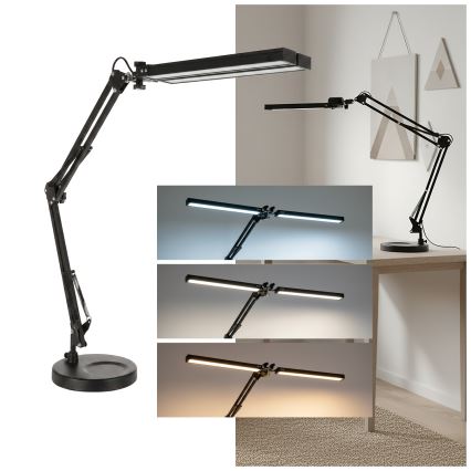 Brilagi - Lámpara de mesa LED regulable VARIO LED/15W/230V 3000-6000K negra