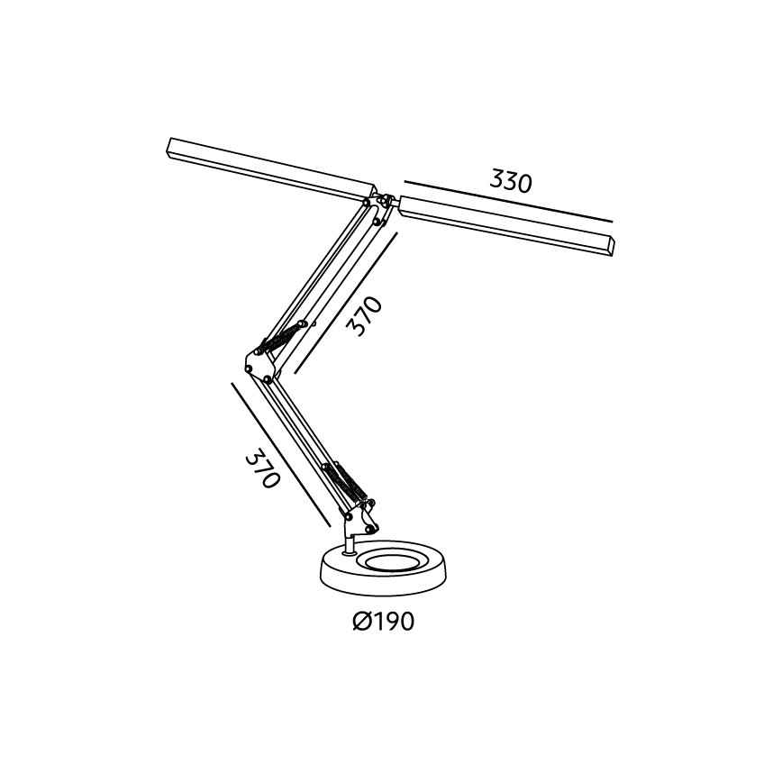 BRILAGI - Lámpara de mesa LED regulable VARIO LED/15W/230V 3000-6000K negra