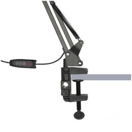 Brilagi - Lámpara de mesa LED regulable flexible VARIO LED/15W/230V 3000-6000K negro