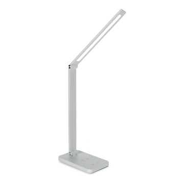Brilagi - Lámpara de mesa LED táctil regulable con carga inalámbrica QI MODO CHARGE LED/7W/5V 3000/4000/6000K blanca