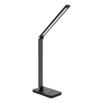 Brilagi - Lámpara de mesa LED táctil regulable con carga inalámbrica Qi MODO CHARGE LED/7W/5V 3000/4000/6000K negra