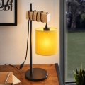 BRILAGI - Lámpara de mesa NUBILA 1xE27/40W/230V marrón/negro/amarillo