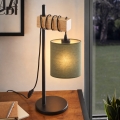 BRILAGI - Lámpara de mesa NUBILA 1xE27/40W/230V marrón/negro/verde