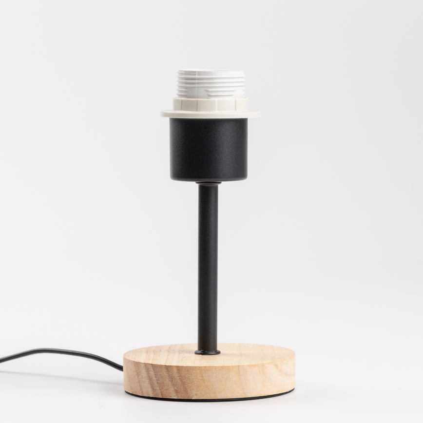 Brilagi - Lámpara de mesa NUBILA WOOD 1xE27/25W/230V roble/gris