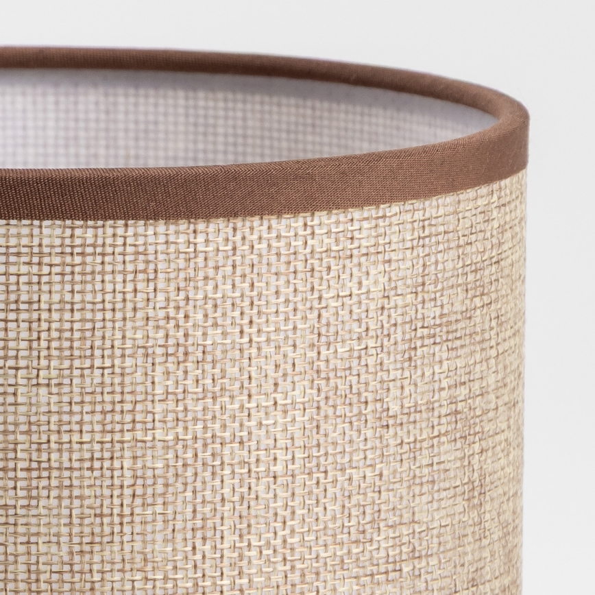 Brilagi - Lámpara de mesa NUBILA WOOD 1xE27/25W/230V roble/marrón