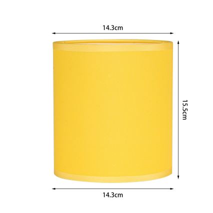 Brilagi - Lámpara de mesa NUBILA WOOD 1xE27/25W/230V roble/negro/amarillo