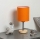 Brilagi - Lámpara de mesa NUBILA WOOD 1xE27/25W/230V roble/negro/naranja