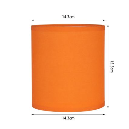 Brilagi - Lámpara de mesa NUBILA WOOD 1xE27/25W/230V roble/negro/naranja