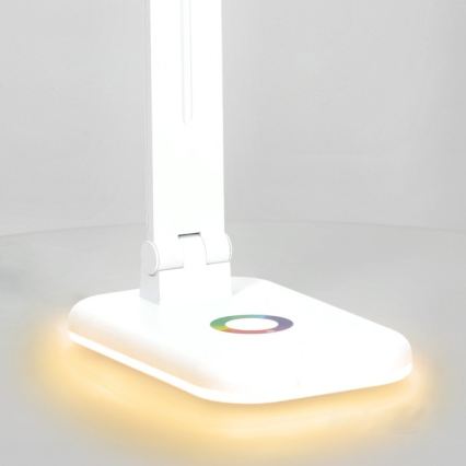 Brilagi - Lámpara de mesa regulable LED RGBW MODO LED/7W/5V 3000/4000/6500K blanca