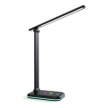 Brilagi - Lámpara de mesa regulable LED RGBW MODO LED/7W/5V 3000/4000/6500K negra