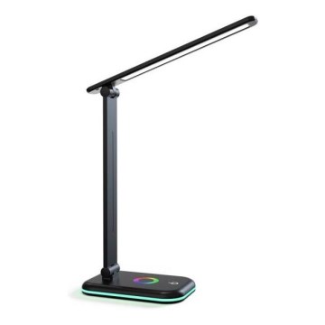 Brilagi - Lámpara de mesa regulable LED RGBW MODO LED/7W/5V 3000/4000/6500K negra