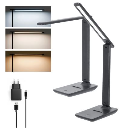 BRILAGI - Lámpara de mesa regulable MODO LED/7W/230V 3000/4000/6500K antracita