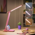 BRILAGI - Lámpara de mesa regulable MODO LED/7W/230V 3000/4000/6500K rosa