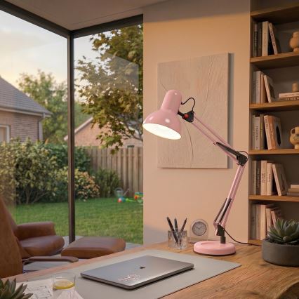 Brilagi - Lámpara de mesa ROMERO 1xE27/60W/230V rosa