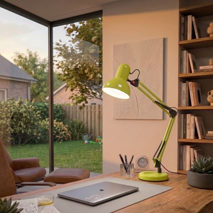 Brilagi - Lámpara de mesa ROMERO 1xE27/60W/230V verde