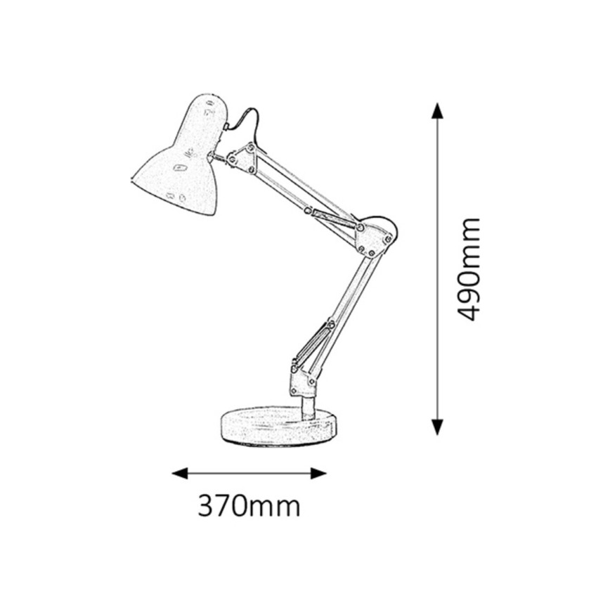 Brilagi - Lámpara de mesa ROMERO 1xE27/60W/230V verde