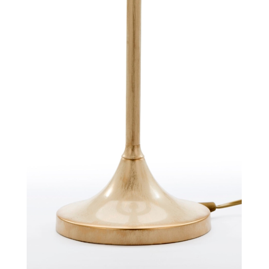 BRILAGI - Lámpara de mesa SAPHIRE 1xE27/15W/230V crema/dorado/pátina