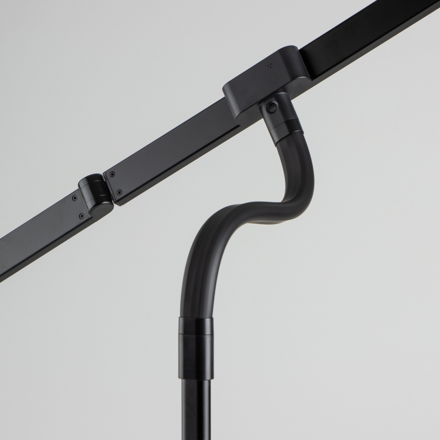 BRILAGI - Lámpara de mesa LED regulable con control táctil y pinza VARIO LED/24W/230V 3000-6500K CRI 92 negra
