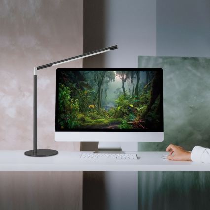 Brilagi - Lámpara de sobremesa táctil regulable VARIO LED/7W/230V 3000-6500K CRI 96 negra