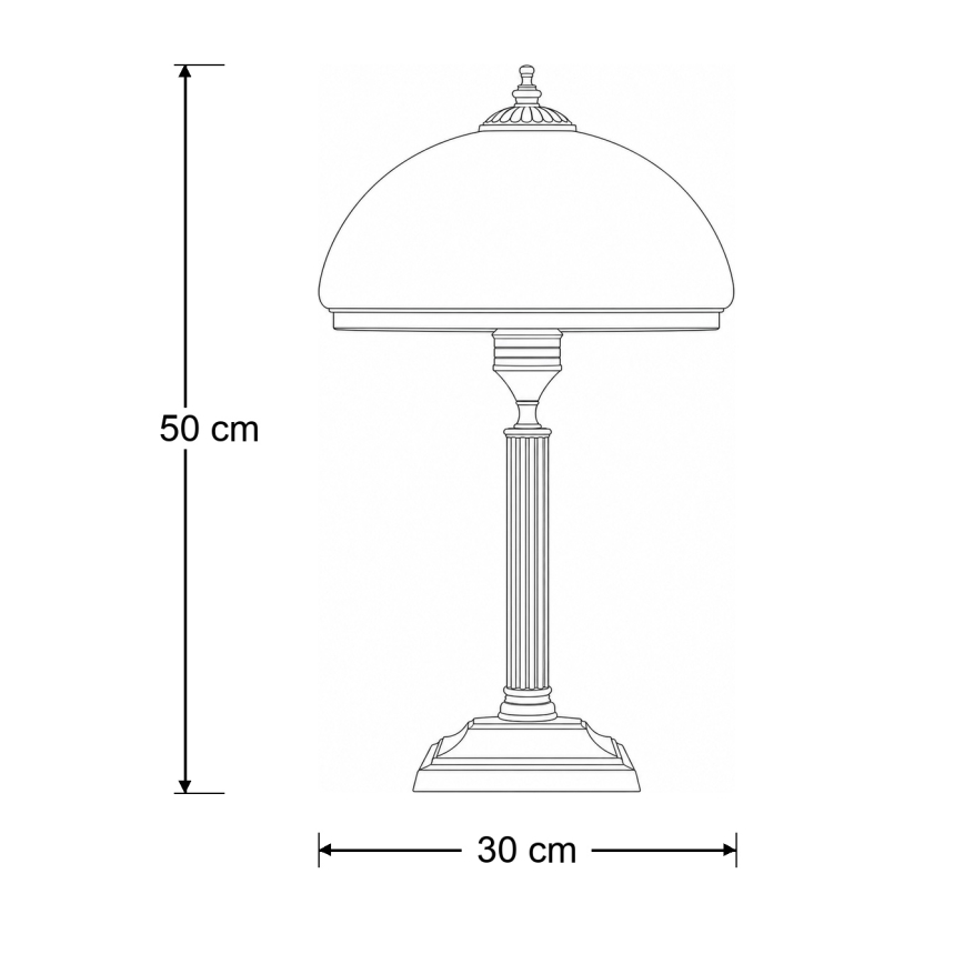 BRILAGI - Lámpara de mesa TAURUS 2xE14/11W/230V bronce