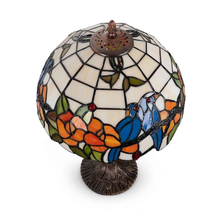 Brilagi - lámpara de mesa Tiffany con vitral JUNGLE 1xE27/60W/230V