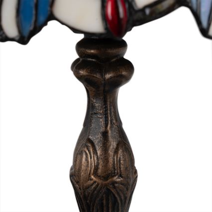 Brilagi - lámpara de mesa Tiffany con vitral JUNGLE 1xE27/60W/230V