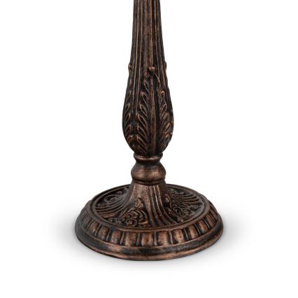 Brilagi - Lámpara de mesa Tiffany de vitral MIRABELLA 2xE27/60W/230V