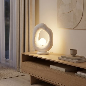 Brilagi - Lámpara de mesa WABI SABI 1xG9/8W/230V blanca