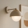 Brilagi - Lámpara de pared COSMO 1xE27/60W/230V beige/dorada