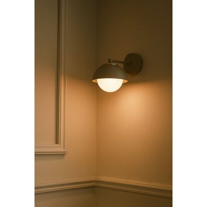 Brilagi - Lámpara de pared COSMO 1xE27/60W/230V beige/dorada