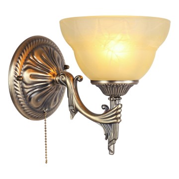 Brilagi - Lámpara de pared DAHLIA 1xE27/40W/230V latón