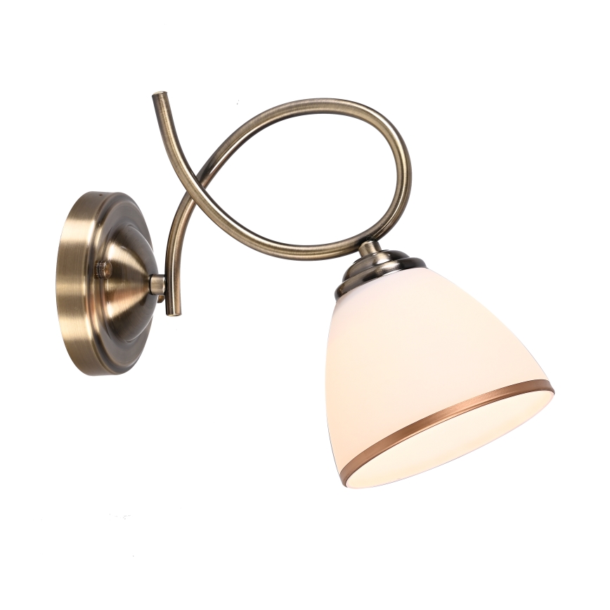 Brilagi - Lámpara de pared FRED 1xE27/60W/230V, acabado en bronce