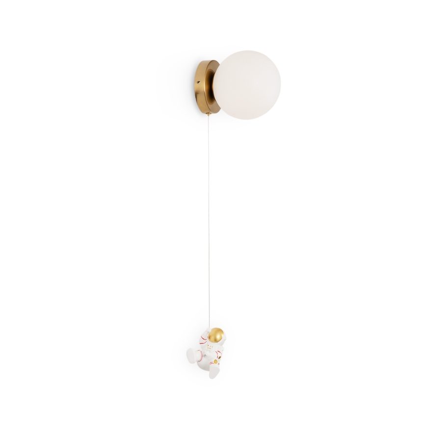 BRILAGI - Lámpara de pared infantil ASTRO 1xE14/15W/230V blanca