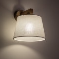 Brilagi - Lámpara de pared LATTE SABIA 1xE27/15W/230V pino/blanco
