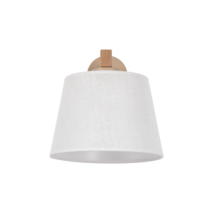 Brilagi - Lámpara de pared LATTE SABIA 1xE27/15W/230V pino/blanco