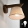 Brilagi - Lámpara de pared LED ANTHONY 1xE14/40W/230V roble nogal/beige