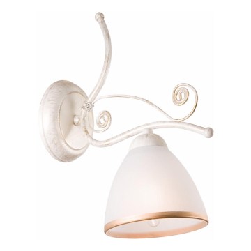 Brilagi - Lámpara de pared LED ANTICO 1xE27/60W/230V 3000K pátina blanca