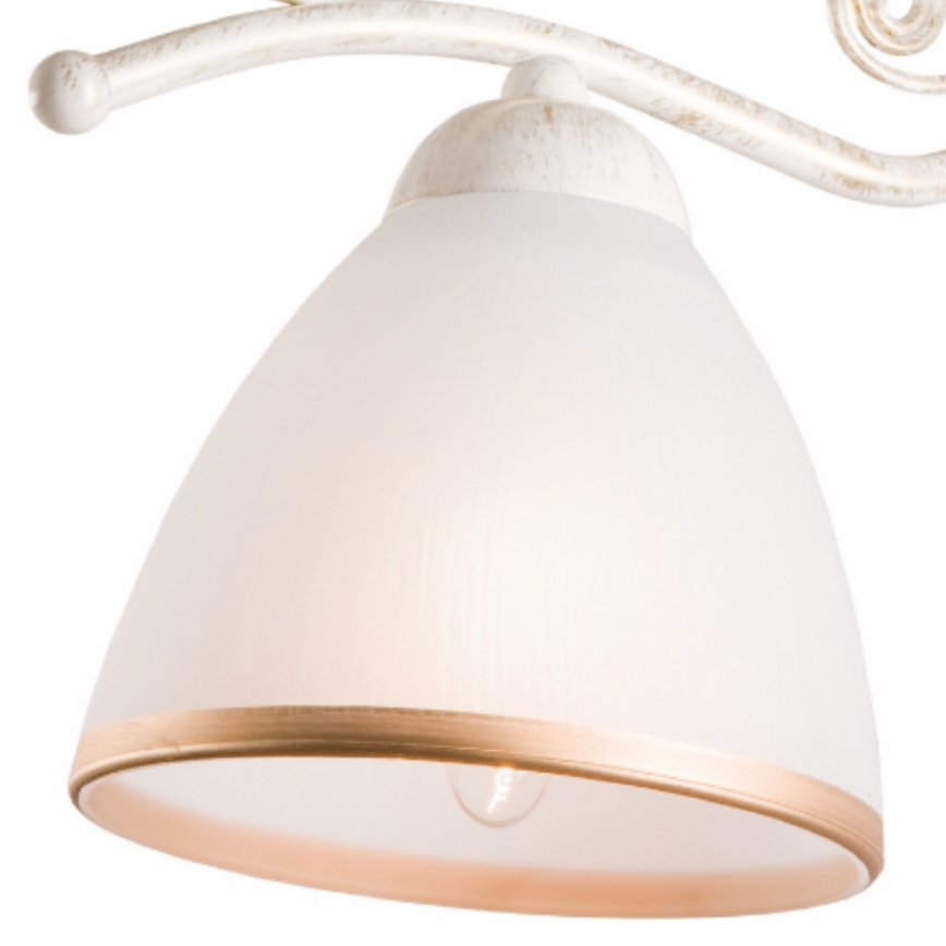 Brilagi - Lámpara de pared LED ANTICO 1xE27/60W/230V 3000K pátina blanca