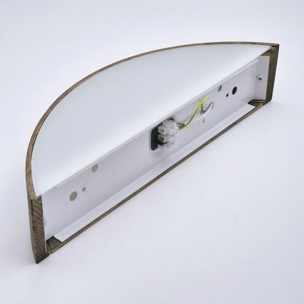 Brilagi - Lámpara de pared LED CARVALHO 1xE27/60W/230V roble nogal