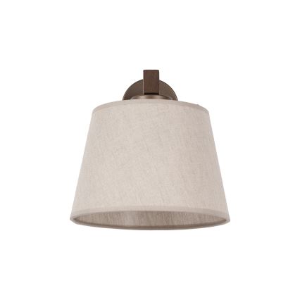 BRILAGI - Lámpara de pared LED LATTE 1xE27/15W/230V pino/beige