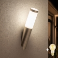 BRILAGI - Lámpara de pared LED regulable para exterior ELIA 1xE27/6W/230V 2700-6500K IP44 cromo mate