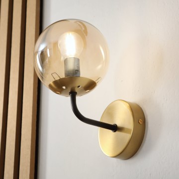 Brilagi - Lámpara de pared MALIVA 1xE14/15W/230V dorada