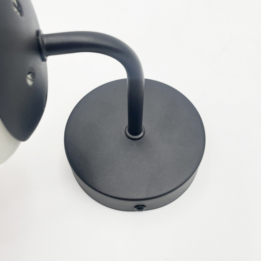 Brilagi - Lámpara de pared MALIVA 1xE14/15W/230V negra/blanca