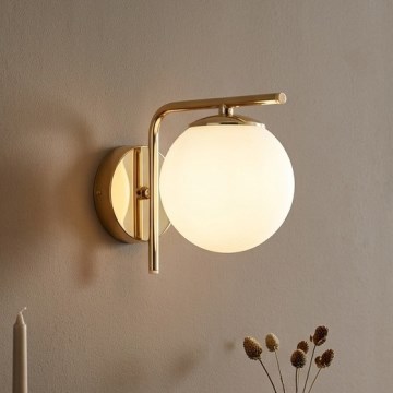 BRILAGI - Lámpara de pared MILO 1xE27/60W/230V dorada