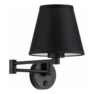 BRILAGI - Lámpara de pared NUBILA 1xE27/15W/230V negra