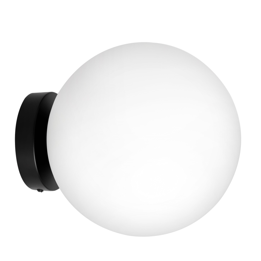 BRILAGI - Lámpara de pared POLOS 1xE27/40W/230V Ø 20 cm negra